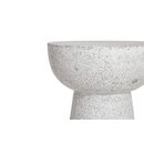 Σκαμπό Noria Terazzo Grey Black (41x41x54) Soulworks 0800005