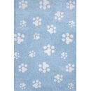 Shaggy Παιδικό Χαλί Cocoon 8392/30 Γαλάζιο με Πατουσάκια - 3x4 Colore Colori