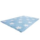 Shaggy Παιδικό Χαλί Cocoon 8391/30 Γαλάζιο με Αστεράκια - 3x4 Colore Colori