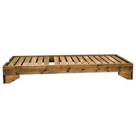 Koral Ξαπλωστρα Ξυλ. 77x214x29εκ. Καρυδι