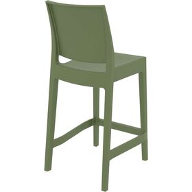 Maya 65εκ. Σκαμπο Olive Green Πολ/νιου