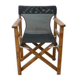 Torino Καρυδι Σκηνοθετη με Μαυρο Textilene 600gr