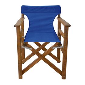 Torino Καρυδι Σκηνοθετη με Μπλε Textilene 600gr