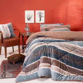 Κουβερτοπαπλωμα Υπερδιπλο Magpie Petrol 220x240
