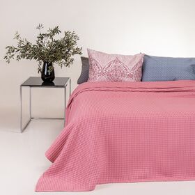 Κουβερτα Πικε Υπερδιπλη Patmos Rose 230x240