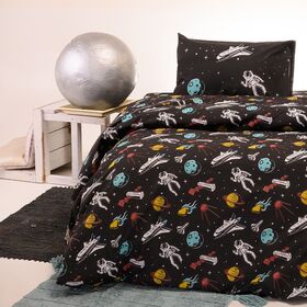 Σετ Σεντονια Μονα Planet Black Kids Line 170x270