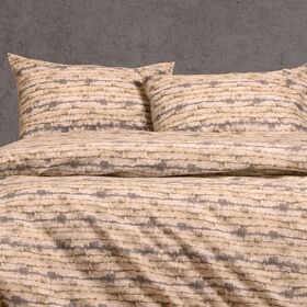 Σεντονι (Σετ 2 Τεμ.) 120χ200+30 Ezra Grey Winter Line Mini(λ) 120x200+30