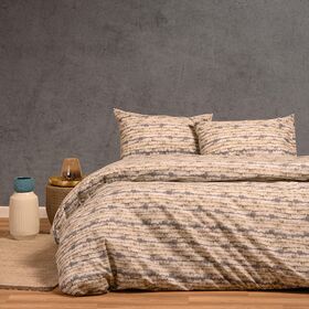 Παπλωματοθηκη Φανελενια Υπερδιπλη Ezra Grey (225x245) 225x245