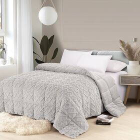 Κουβερτοπαπλωμα Υπερδιπλο ian Silver (220χ240) 220x240