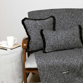 ΡΙΧΤΑΡΙ    ΑΤΗΟS 1ΤΕΜ ΜΑΥΡΟ/ΓΚΡΙ (7 ) 180Χ250CΜ 100%CΟΤΤΟΝ   ΑSLΑΝΙS ΗΟΜΕ
