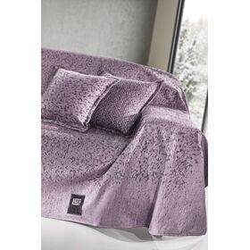 Ριχτάρι Καναπέ Matis Purple (Διθέσιος) 180x250 guy Laroche  37% Cotton-21%polyester-42% Acrylic