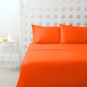 Σεντονι Flατ   ρορ Cοlοr 1 τεμ Φουξια (α2 ) 240χ280cμ 100%cοττον   Βαssεττι
