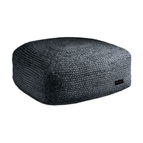 Πούφ Boho Anthracite 50x50x25 guy Laroche  100% Jute