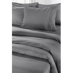Παπλωματοθήκη Color Plus Anthracite 255x245 guy Laroche  100% Cotton Percale