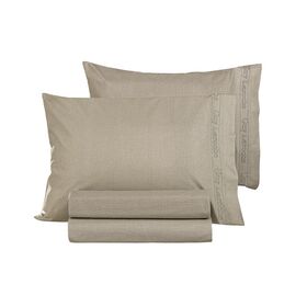 Ζεύγος Μαξιλαροθήκες Color Plus Taupe 50x70 guy Laroche  100% Cotton Percale