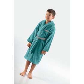Παιδικό Μπουρνούζι Kiddies Petrol 6-8 Ετών guy Laroche  100% Cotton