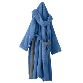 Παιδικό Μπουρνούζι Kiddies Blue 8-10 Ετών guy Laroche  100% Cotton