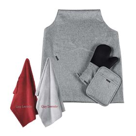 Σετ 5τμχ Κουζίνας Cook set Silver guy Laroche  100% Polyester