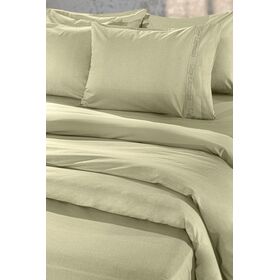Σεντόνι Color Plus Olive 270x280 guy Laroche  100% Cotton Percale