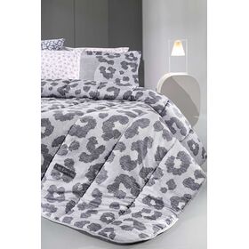 Παπλωματοθήκη Freya Lavender 225x245 guy Laroche Grey top Μicrosuede - Bottom Cotton