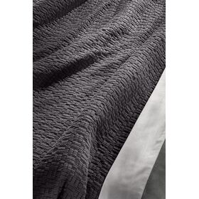 Κουβέρτα Nikki Anthracite 240x260 guy Laroche  100% Stonewashed Cotton