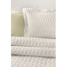 Κουβέρτα Fiji Ivory 245x260 guy Laroche  60% Cotton, 40% Polyester Jacquard