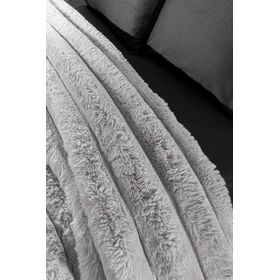 Κουβέρτα St.moritz Silver 260x240 guy Laroche  100% Polyester Art. fur