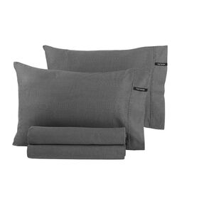 Ζεύγος Μαξιλαροθήκες Minimal Black & White 50x70 guy Laroche  100% Cotton Satin