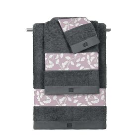 Σετ Πετσέτες Μπάνιου 3τμχ. Lavinia Violet-Anthracite guy Laroche  100% Cotton 500 Gr/m 2