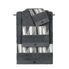 Σετ Πετσέτες Μπάνιου 3τμχ. Nolan Stone-Anthracite guy Laroche  100% Cotton 500 Gr/m 2