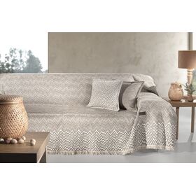 Ριχτάρι Marvin Natural Διθέσιου Καναπέ 180x250 guy Laroche  37% Cotton-21%polyester-42% Acrylic
