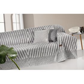 Ριχτάρι Norton Grey Διθέσιου Καναπέ 180χ250 guy Laroche  37% Cotton-21% Polyester-42% Acrylic