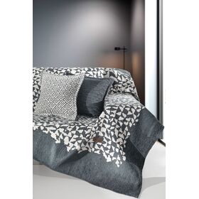 Ριxτάρι Duomo Anthracite Διθέσιου Καναπέ 180x250 guy Laroche  37% Cotton-21% Polyester-42% Acrylic