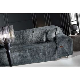 Ριχτάρι Nobel Anthracite 1θέσιος 180x150 guy Laroche  37% Cotton-21%polyester-42% Acrylic