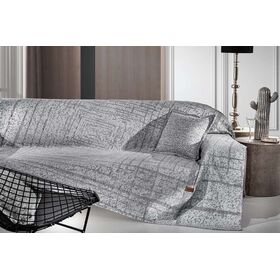 Ριχτάρι Monte Grey 1θέσιος 180x150 guy Laroche  37% Cotton-21%polyester-42% Acrylic