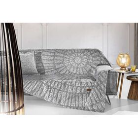 Ριχτάρι Siren Grey 1θέσιος 180x150 guy Laroche  37% Cotton-21%polyester-42% Acrylic