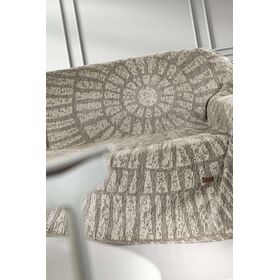 Ριχτάρι Siren Sand 4θέσιος 180χ350 guy Laroche  37% Cotton-21%polyester-42% Acrylic