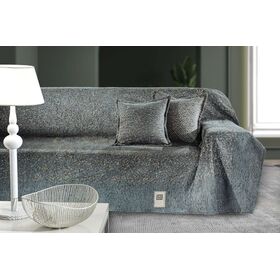 Ριχτάρι Καναπέ Matis Anthracite (Πολυθρόνας) 180x150 guy Laroche  37% Cotton-21%polyester-42% Acrylic
