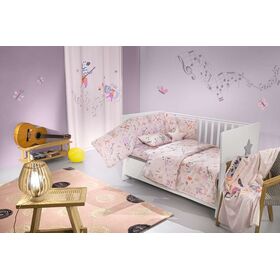 Σετ 3τμχ. Βρεφικά Σεντόνια Jazz Lilac Saint Clair  100% Cotton