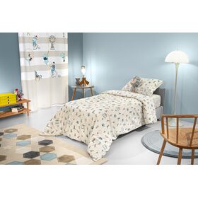 Σετ 3τμχ. Παιδικά Σεντόνια Enjoy sky Saint Clair  100% Cotton