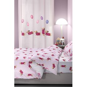 Σετ 3τμχ. Παιδικά Σεντόνια pet Fuchsia Saint Clair  100% Cotton