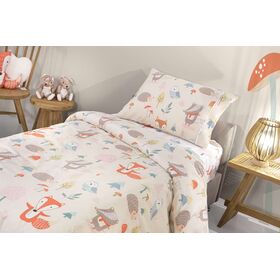 Σετ 3τμχ. Παιδικά Σεντόνια Timber Pudra Saint Clair  100% Cotton