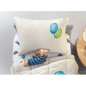 Διακοσμητική Μαξιλαροθήκη pet Blue 50x70 Saint Clair Mixed 100% Polyester