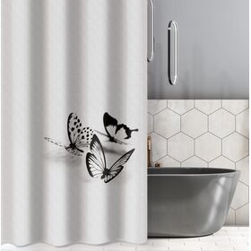 Κουρτίνα Μπάνιου des 119 με Κρίκους 240x185 Saint Clair  100% Polyester