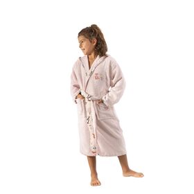 Παιδικό Μπουρνούζι Timber Pudra 4-6 Ετών Saint Clair  100% Cotton