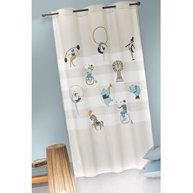 Κουρτίνα Soft - Touch Enjoy sky με Τρουκς 160x240 Saint Clair  100% Polyester