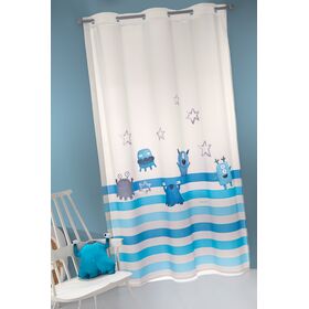 Κουρτίνα Soft - Touch Monsters Blue με Τρουκς 160x240 Saint Clair  100% Polyester