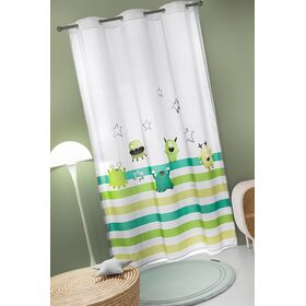 Κουρτίνα Soft - Touch Monsters Lime με Τρουκς 160x240 Saint Clair  100% Polyester