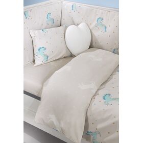 Σετ 3τμχ Βρεφική Προίκα Pinto Aqua Saint Clair  100% Cotton