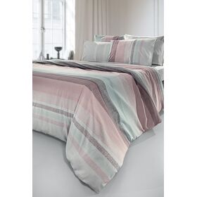 Σετ 3τμχ Σεντόνια Fuzzy Iris με Λάστιχο 100x200+32 guy Laroche  100% Cotton Percale
